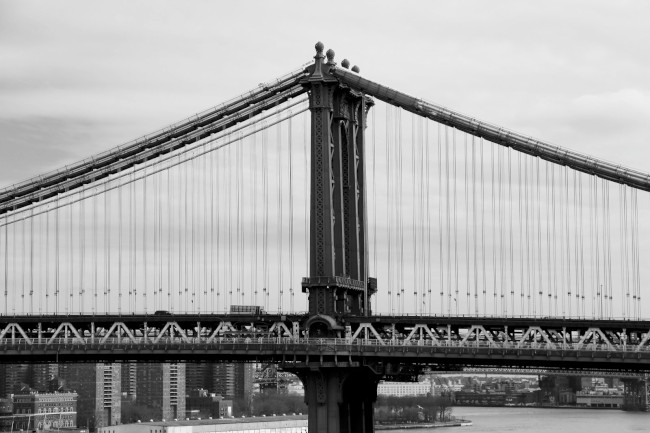Brooklynský most, Brooklyn, Manhattan, New York, Spojené státy americké (USA)