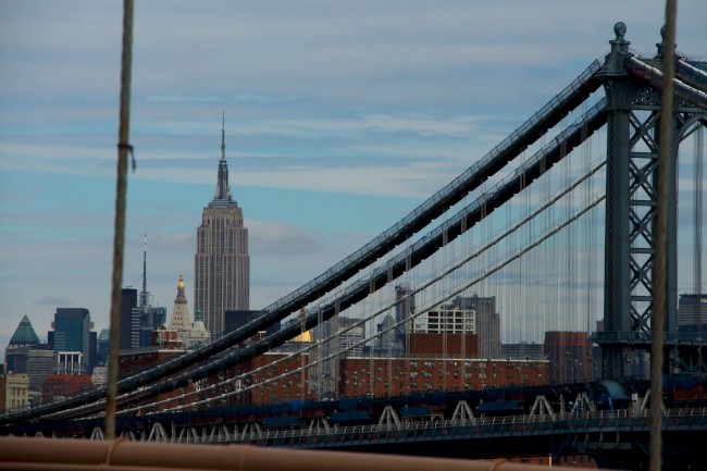 Brooklynský most, Brooklyn, Manhattan, New York, Spojené státy americké (USA)