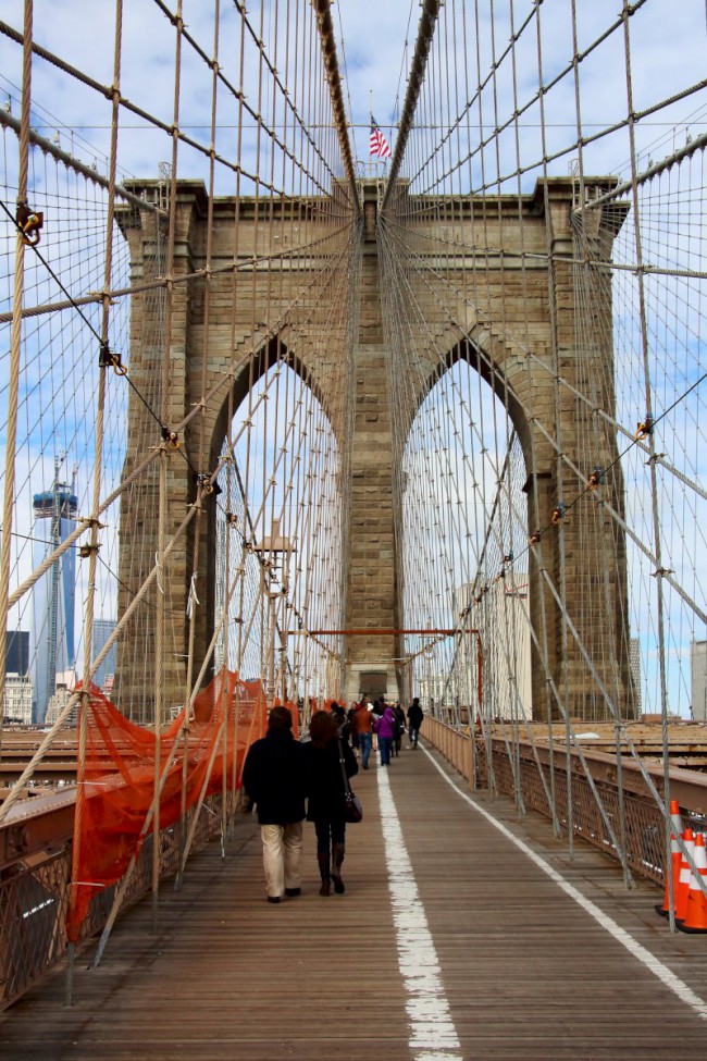 Brooklynský most, Brooklyn, Manhattan, New York, Spojené státy americké (USA)