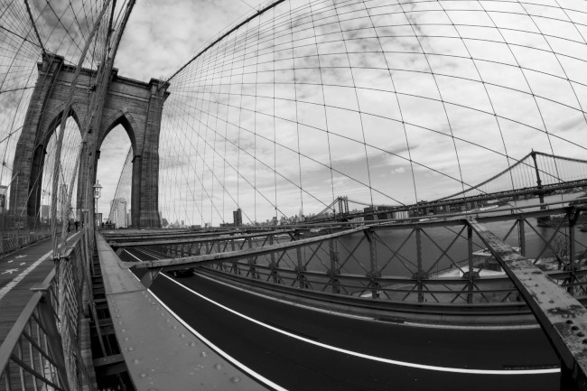 Brooklynský most, Brooklyn, Manhattan, New York, Spojené státy americké (USA)