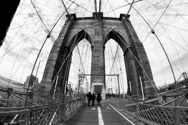 Brooklynský most, Brooklyn, Manhattan, New York, Spojené státy americké (USA)