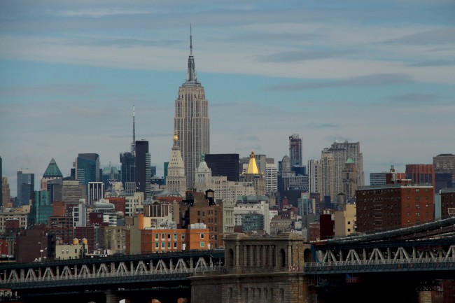 Brooklynský most, Brooklyn, Manhattan, New York, Spojené státy americké (USA)