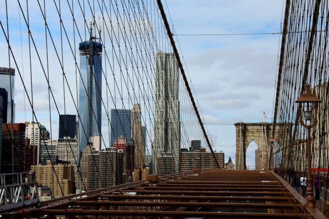 Brooklynský most, Brooklyn, Manhattan, New York, Spojené státy americké (USA)