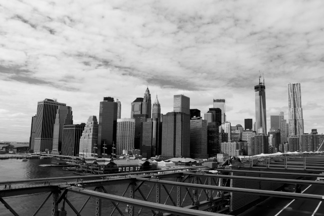 Brooklynský most, Brooklyn, Manhattan, New York, Spojené státy americké (USA)