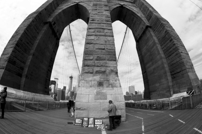 Brooklynský most, Brooklyn, Manhattan, New York, Spojené státy americké (USA)