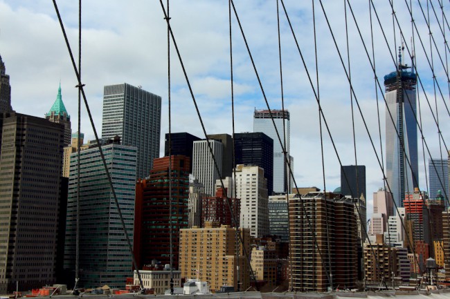 Brooklynský most, Brooklyn, Manhattan, New York, Spojené státy americké (USA)