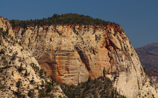 Výstup Angels landing trail, Zion národní park, Utah, USA