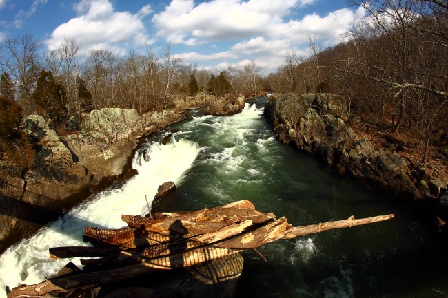 Great Falls Park, Virginie, Spojené státy americké (USA)