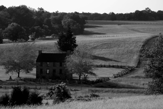 Manassas, Národní bitevní pole, Virginie, USA