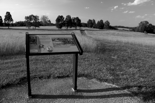 Manassas, Národní bitevní pole, Virginie, USA