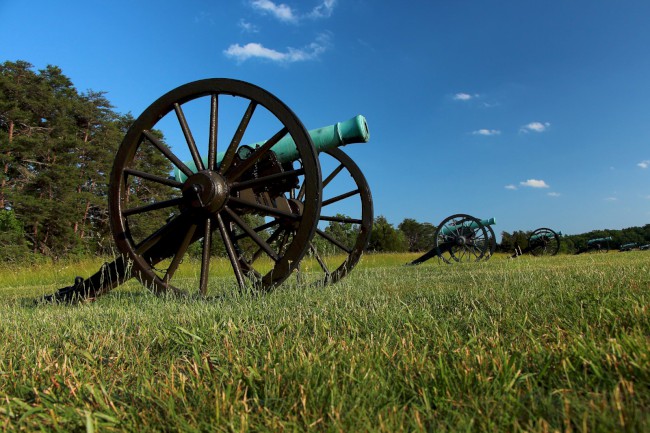 Manassas, Národní bitevní pole, Virginie, USA