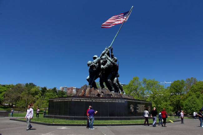 Pomník padlých vojáků námořní pěchoty, Washington D.C., Spojené státy americké (USA)