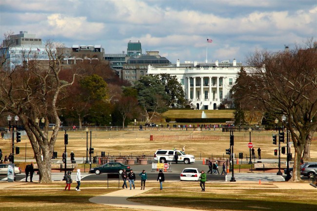 Bílý dům, The Ellipse, Washington, D.C., USA 