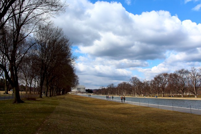 Lincolnův památník, Zrcadlící bazén, Washington D.C., Spojené státy americké (USA)