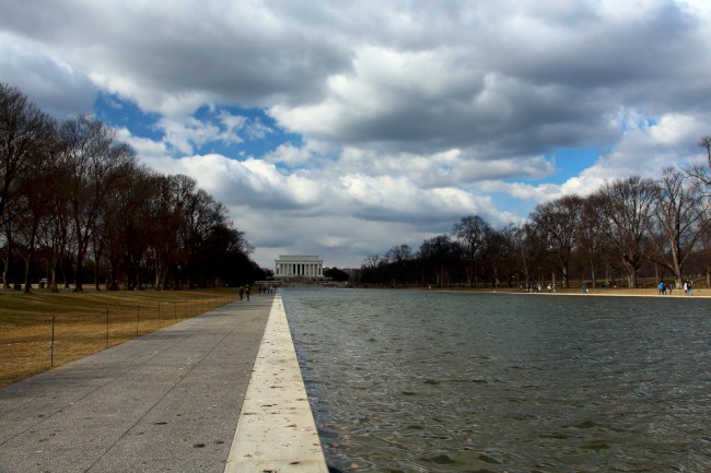 Lincolnův památník, Zrcadlící bazén, Washington D.C., Spojené státy americké (USA)