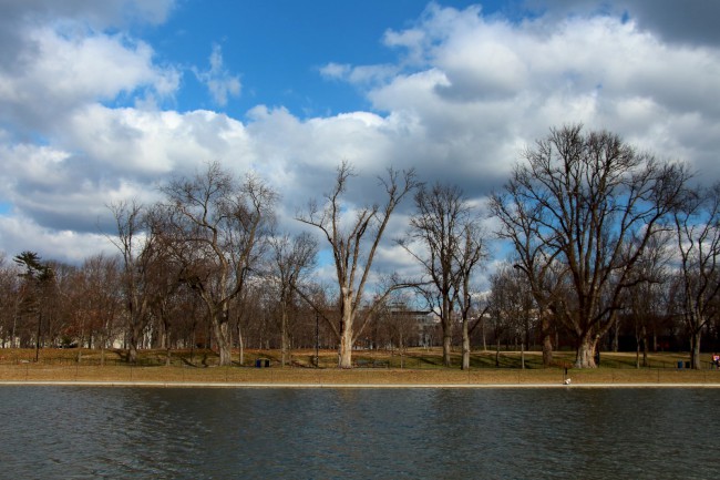 Lincolnův památník, Zrcadlící bazén, Washington D.C., Spojené státy americké (USA)