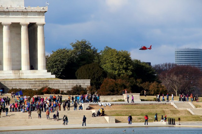 Lincolnův památník, Zrcadlící bazén, Washington D.C., Spojené státy americké (USA)