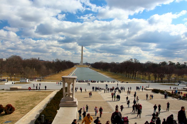 Lincolnův památník, Zrcadlící bazén, Washington D.C., Spojené státy americké (USA)