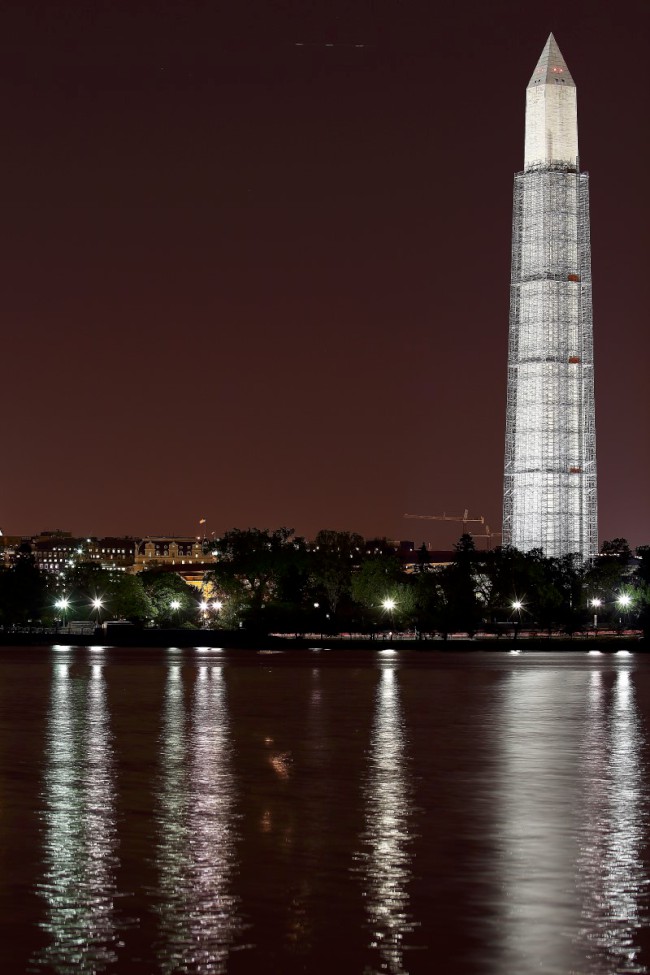 Noční focení ve Washingtonu, D.C., Spojené státy americké 