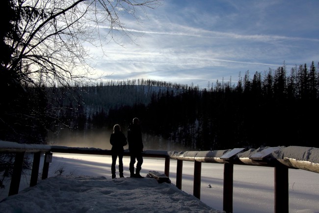 Ledovcové jezero Laka, Stará Hůrka, Běžecké lyžování, Šumava
