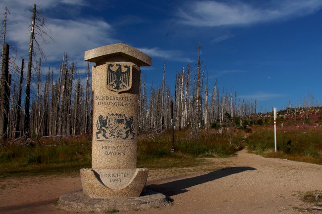 Trojmezí, hranice tří států, Šumava, Jižní Čechy