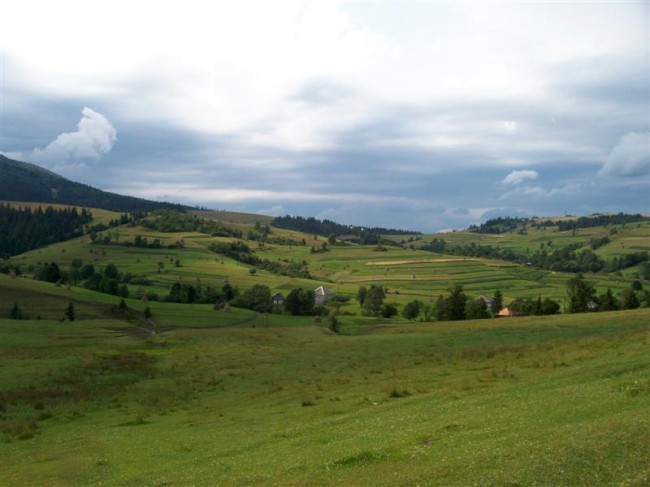 Vodopád Šipot, Siněvirský průsmyk, národní park, Ukrajina