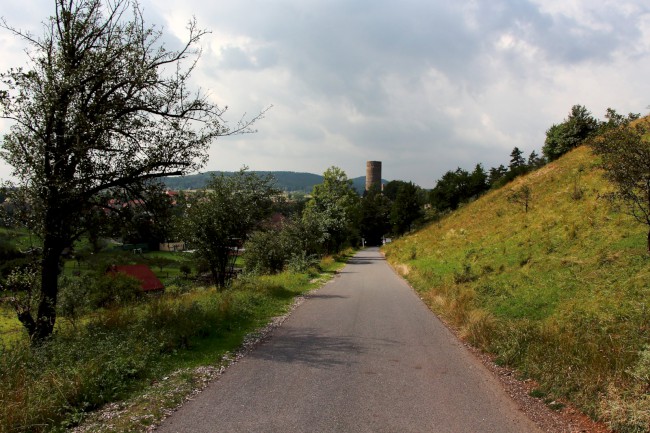 Žebrák, zřícenina gotického hradu, obec Točník