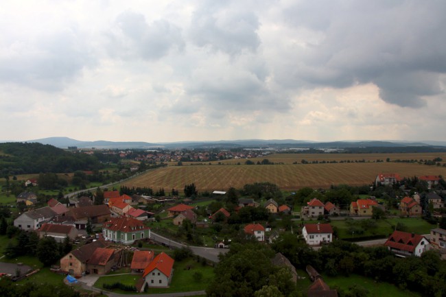 Žebrák, zřícenina gotického hradu, obec Točník